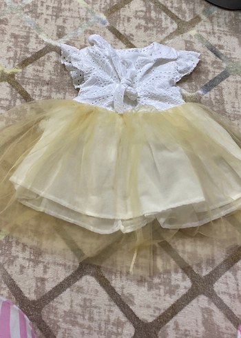 Kız Çocuk Beyaz Dantel Bohem Elbise - Görsel 2