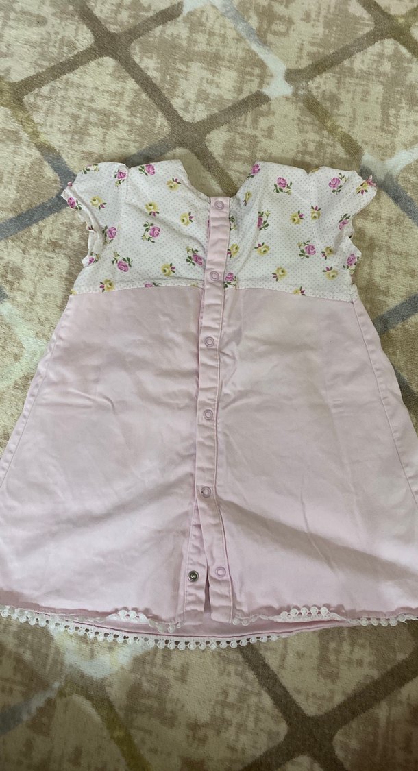 Kız Çocuk Nakışlı Bohem Elbise - Görsel 3