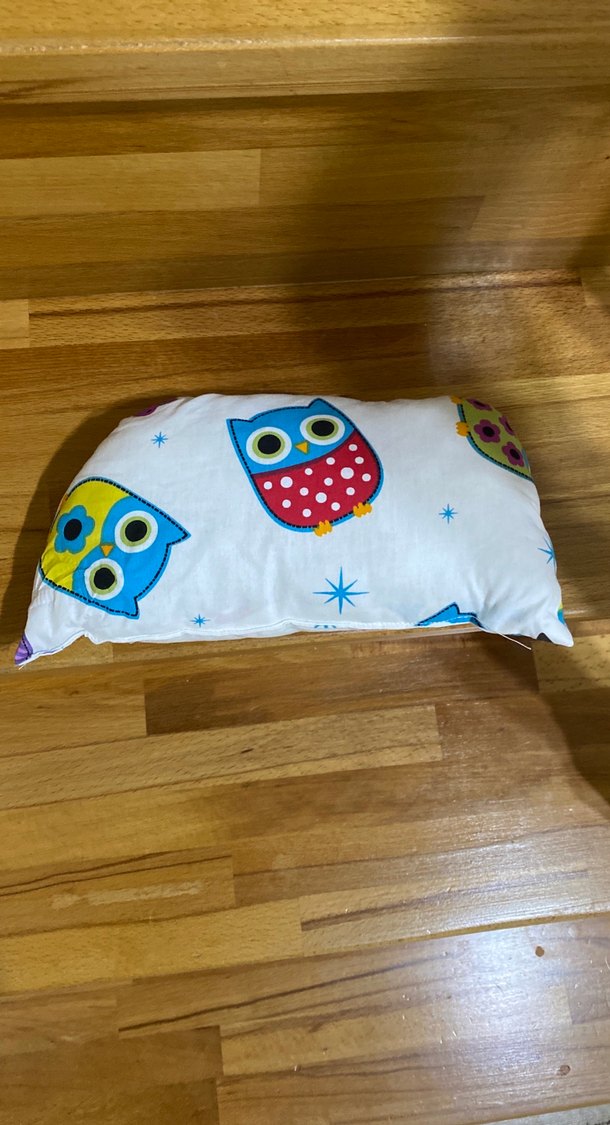 Renkli Baykuş Desenli Çocuk Uyku Minderi - Görsel 3