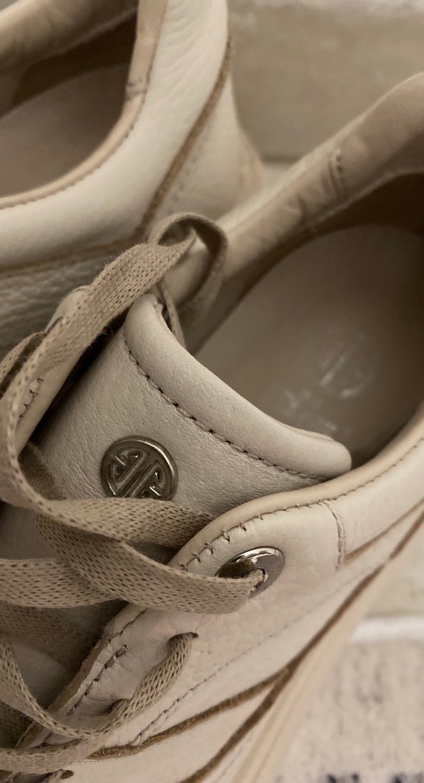 Bej Platform Topuklu Kadın Spor Ayakkabı - Görsel 2