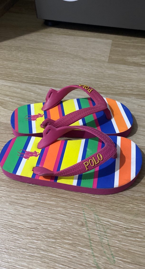 Renkli Bağcıklı Kız Terliği - Görsel 2