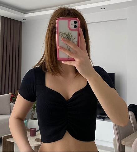 Önü kalp crop - Görsel 2