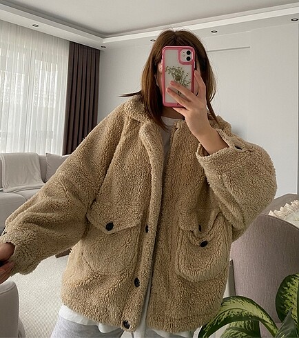 Peluş ceket - Görsel 2