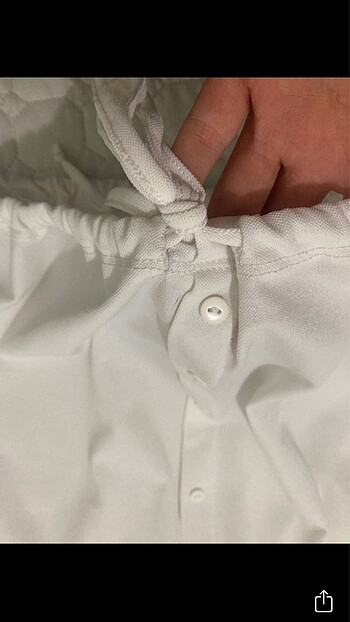 Koton Beyaz düğme desenli bluz