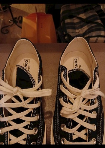 41 Beden Converse Siyah erkek Günlük Spor Ayakkabı