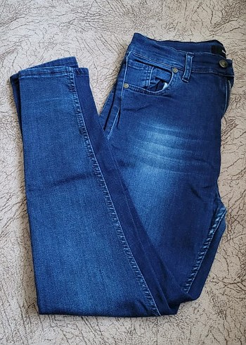 Kadın Lacivert Normal Boy Denim Jean - Görsel 2