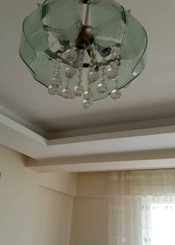 Beyaz Kristal Avize - Görsel 2