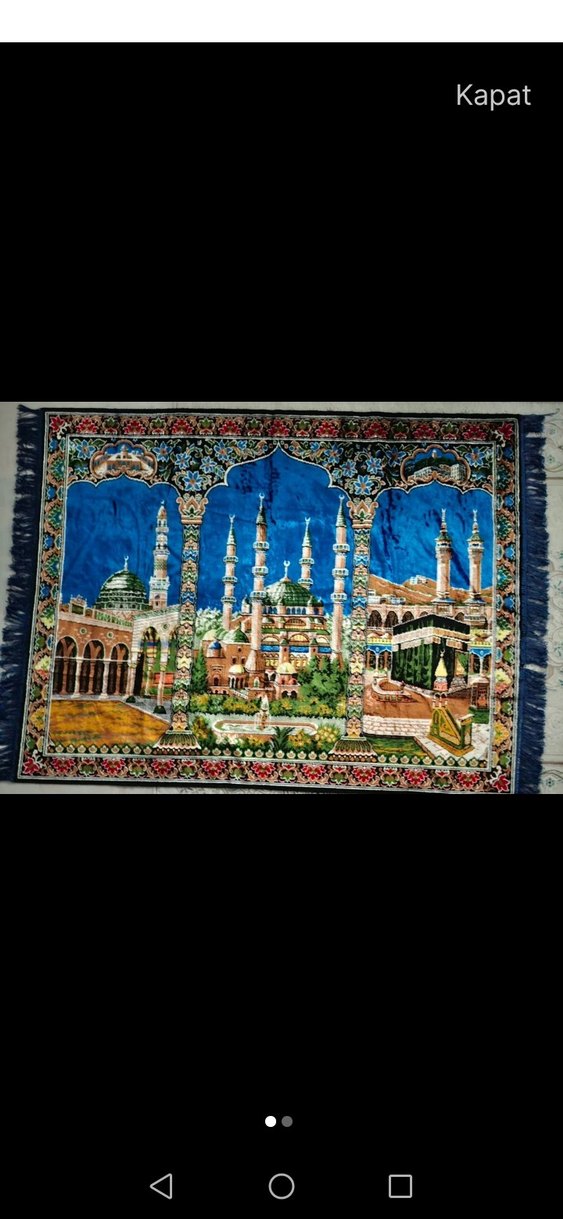 Çok Renkli Desenli Geleneksel Halı - Görsel 3