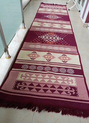 Az kullanılmış kilim kalın ince deyil motif desenli