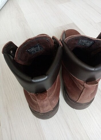 1 iki kez kullanıldı çok kaliteli bot kışlık deri bot tertemiz - Görsel 6