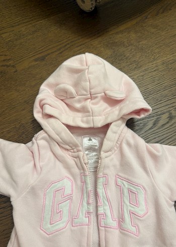 Gap Fermuarlı Pembe Bebek Tulumu - Görsel 4