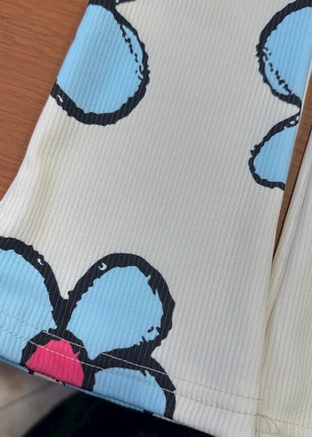 Bebek Kız Çiçekli Uzun Kollu Takım - Görsel 2