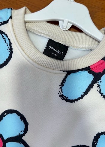 Uzun Kollu Çiçek Desenli Bebek Kız Takımı - Görsel 2