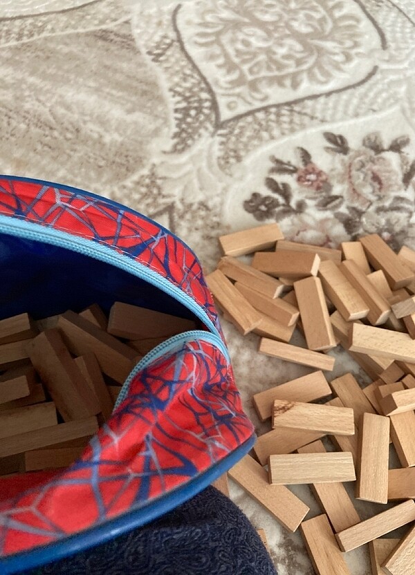 Jenga ağaç bloklar - Görsel 3