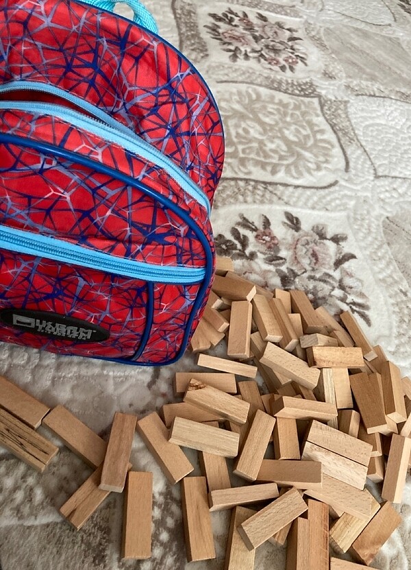 Jenga ağaç bloklar - Görsel 4