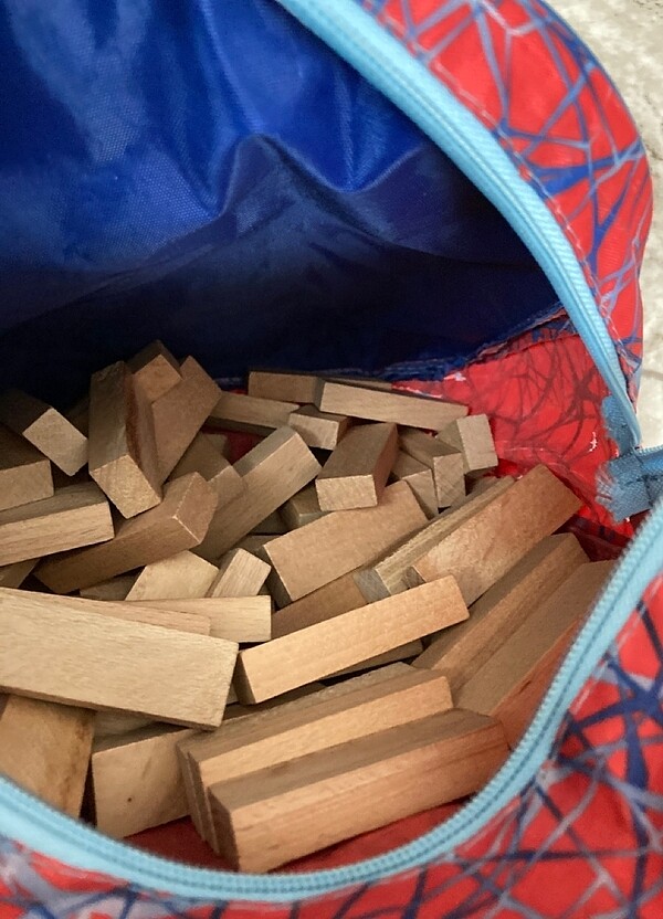 Jenga ağaç bloklar - Görsel 2