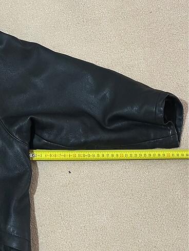Vintage deri mont - Görsel 5