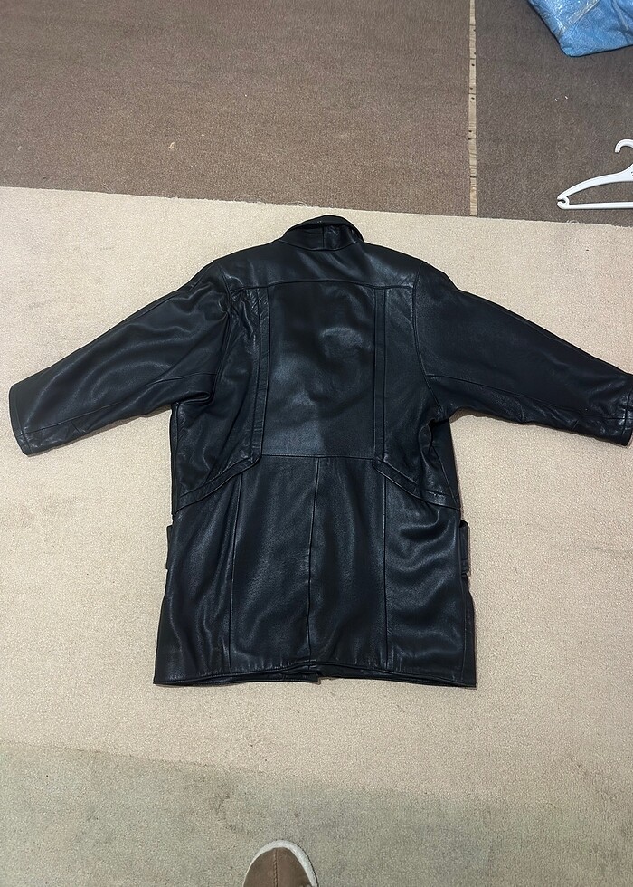 Vintage deri mont - Görsel 2