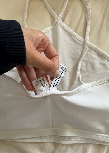 H&M Beyaz Minimalist Kadın Bralet