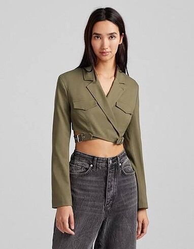 Bershka crop ceket