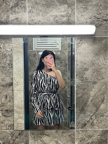 Quzu Tek omuz elbise