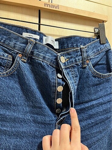 Mango Mango düğmeli jean