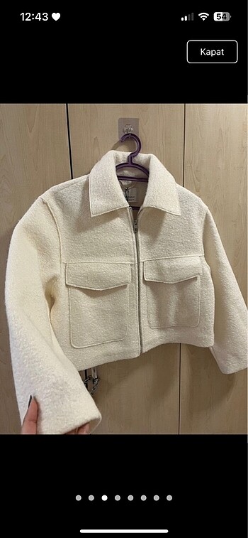 xs Beden Stradivarius beyaz ceket