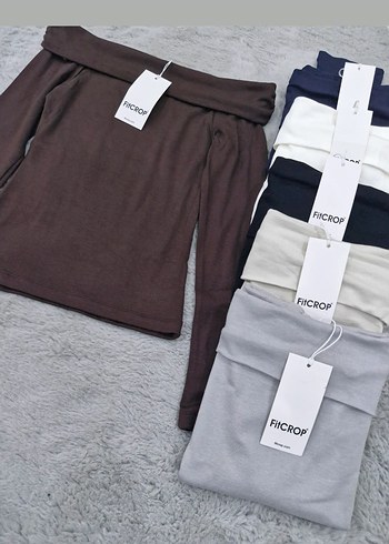 Kayık Yaka Modal Bluz - Görsel 3