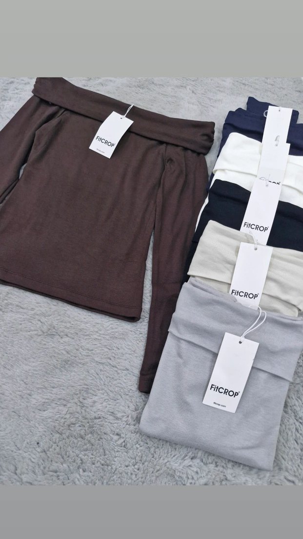 Kayık Yaka Modal Bluz - Görsel 3