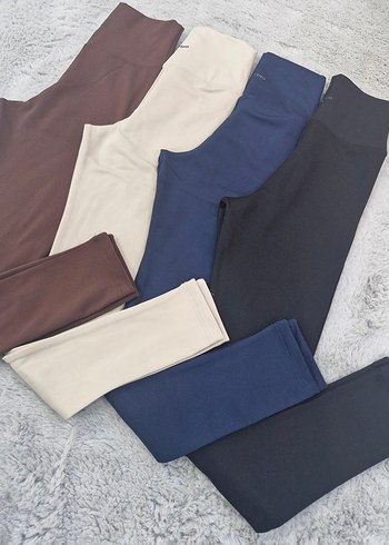 İçi Şardonlu Dar Paça Tayt - Görsel 6