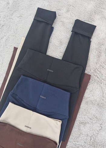 İçi Şardonlu Dar Paça Tayt - Görsel 5