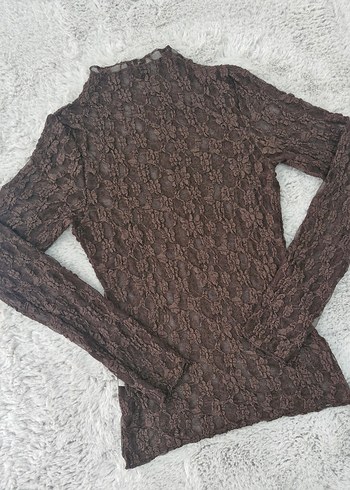 Transparan Dantel Bluz - Görsel 8