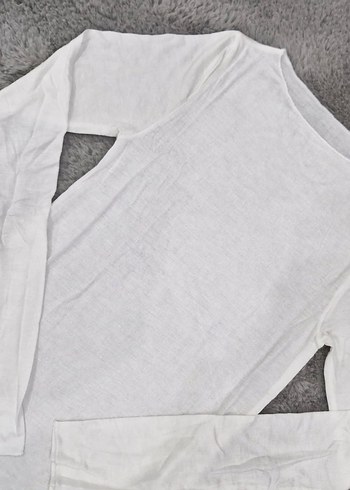 Transparan Tül Bluz - Görsel 4