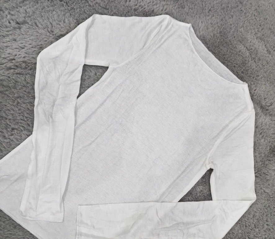 Transparan Tül Bluz - Görsel 4