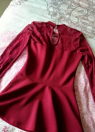 s Beden bordo Renk Gomlek