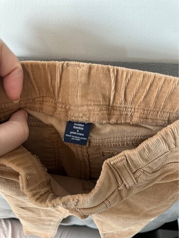 4 Yaş Beden kahverengi Renk Pantolon