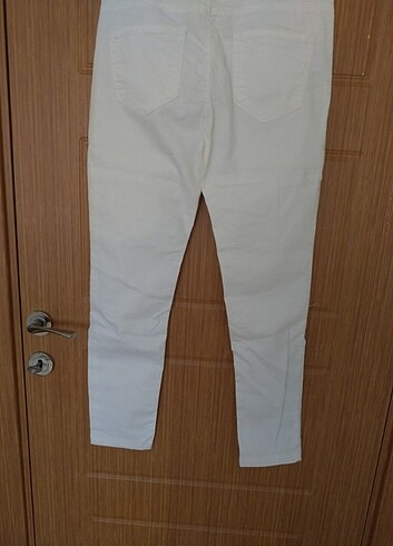 DeFacto Beyaz ren boru paça pantolon 