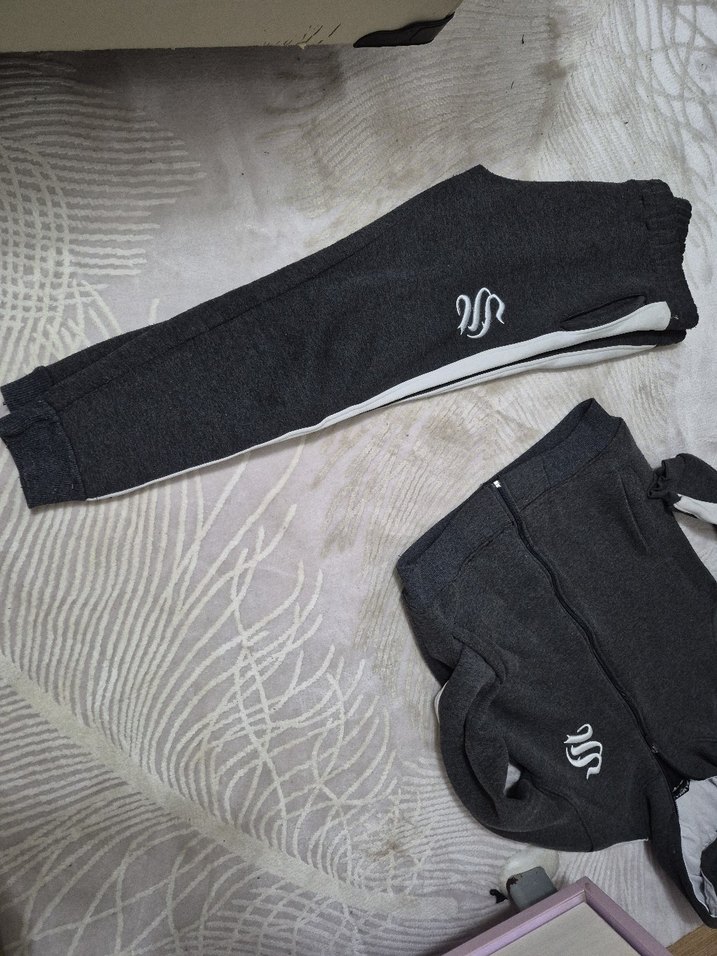 Gri Kapüşonlu Fermuarlı Erkek Sweatshirt - Görsel 3