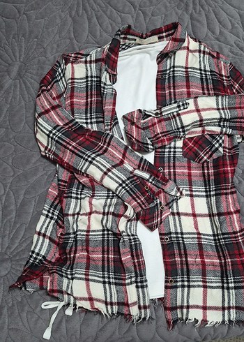 Mango Kadın Ekoseli Uzun Kollu Gömlek - Görsel 2