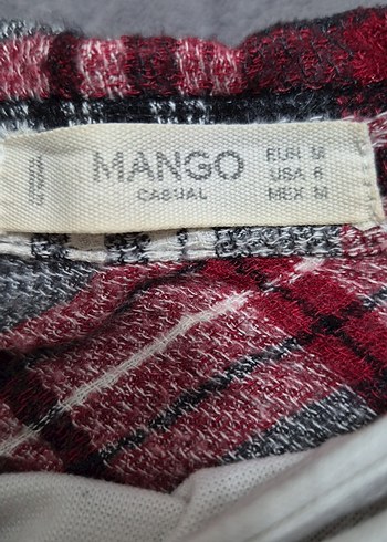 Mango Kadın Ekoseli Uzun Kollu Gömlek - Görsel 3