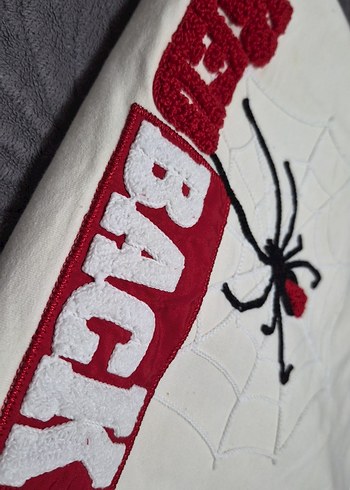 Yepyeni Kırmızı Baskılı Erkek Çocuk Uzun Kollu Sweatshirt M - Görsel 4