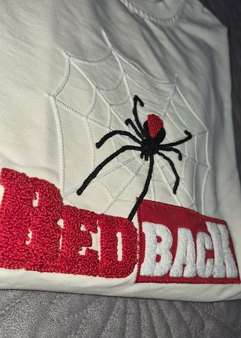 Yepyeni Kırmızı Baskılı Erkek Çocuk Uzun Kollu Sweatshirt M - Görsel 3