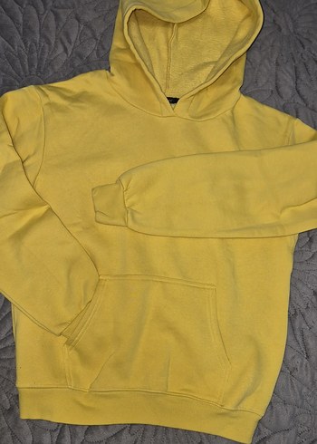 Mavi Marka XS Sarı Kapüşonlu Erkek/Kadın Sweatshirt - Görsel 2