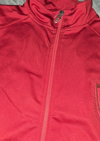 Puma Erkek Kırmızı Fermuarlı Spor Üst - Görsel 5