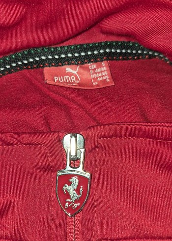 Puma Erkek Kırmızı Fermuarlı Spor Üst - Görsel 4