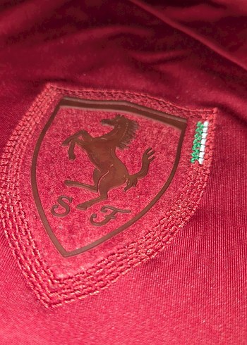 Puma Erkek Kırmızı Fermuarlı Spor Üst - Görsel 2