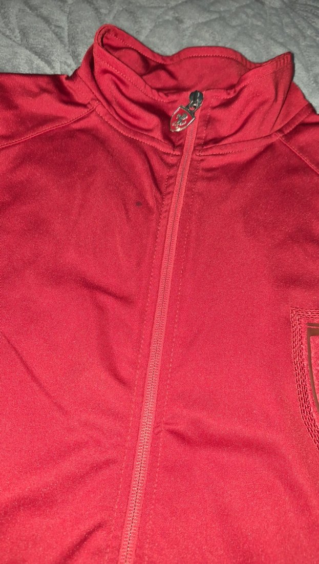 Puma Erkek Kırmızı Fermuarlı Spor Üst - Görsel 5