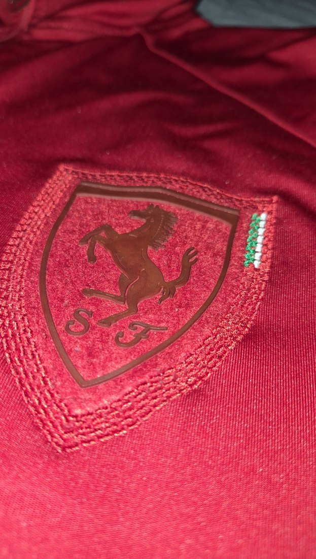 Puma Erkek Kırmızı Fermuarlı Spor Üst - Görsel 2