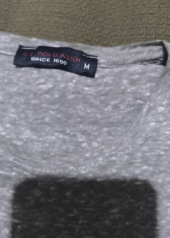 Gri Baskılı Erkek Kısa Kollu Tişört - Görsel 4