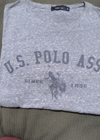 Gri Baskılı Erkek Kısa Kollu Tişört - Görsel 3